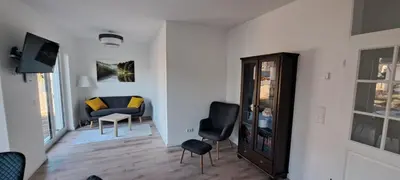 TV/Unterhaltungsangebot in der Unterkunft Apartment Villa Brieselang