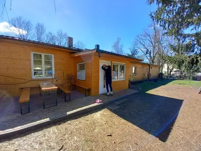 Grundriss der Unterkunft Monteur- Ferienwohnung für 5 Pers Gartenhaus