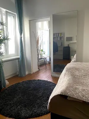 Ein Bett oder Betten in einem Zimmer der Unterkunft Cozy and Peaceful Apartment, Top Located