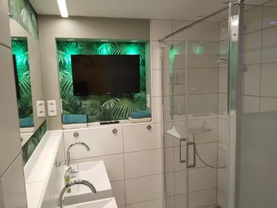 Ein Badezimmer in der Unterkunft Ferienwohnung Baer 2
