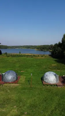 Naturlandschaft in der Nähe des Campingplatzes