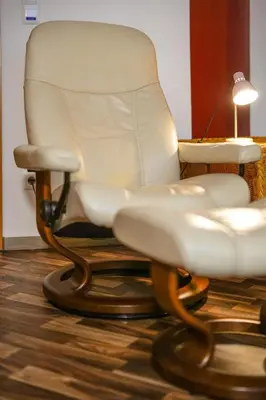 Ein Sitzbereich in der Unterkunft Apartement in Berlin
