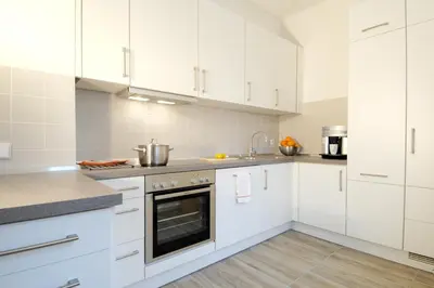 Küche/Küchenzeile in der Unterkunft Apartement in Stadtvilla
