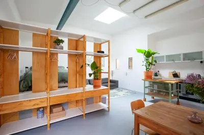 Küche/Küchenzeile in der Unterkunft Atelier Botanicó
