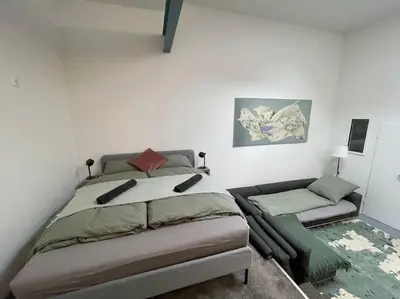 Ein Bett oder Betten in einem Zimmer der Unterkunft Atelier Botanicó