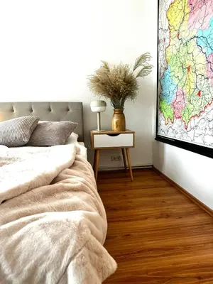 Ein Bett oder Betten in einem Zimmer der Unterkunft Stadtquartier Luckenwalde