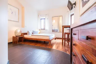 Ein Bett oder Betten in einem Zimmer der Unterkunft Visage Appart
