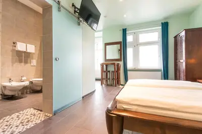 Ein Badezimmer in der Unterkunft Visage Appart