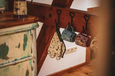 Grundriss der Unterkunft Romantisches Vintage Atelier in Caputh bei Potsdam