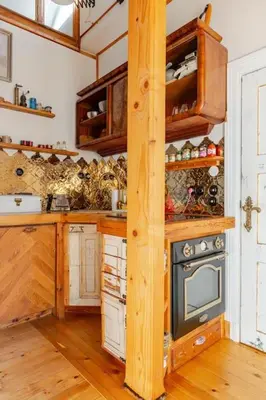 Küche/Küchenzeile in der Unterkunft Steampunk Penthouse with roof top terrace
