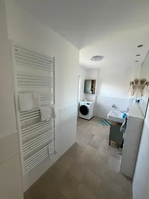 Ein Badezimmer in der Unterkunft Buschwiesen Ausguck