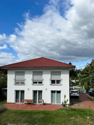 Das Gebäude in dem sich die Ferienwohnung befindet