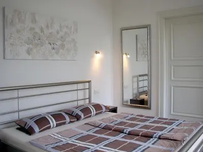 Ein Bett oder Betten in einem Zimmer der Unterkunft Havelpalais Comfortable holiday residence
