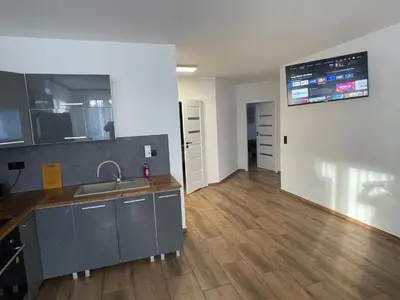 Küche/Küchenzeile in der Unterkunft Ferienwohnung in Finow