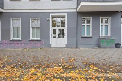 Das Gebäude in dem sich die Ferienwohnung befindet