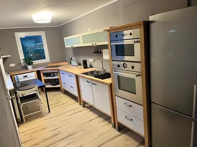 Küche/Küchenzeile in der Unterkunft Apartment DAHL 3 Zimmer