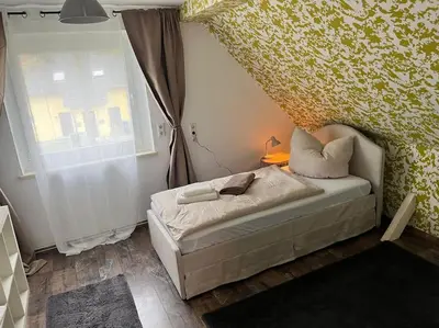 Ein Bett oder Betten in einem Zimmer der Unterkunft Apartment DAHL 3 Zimmer