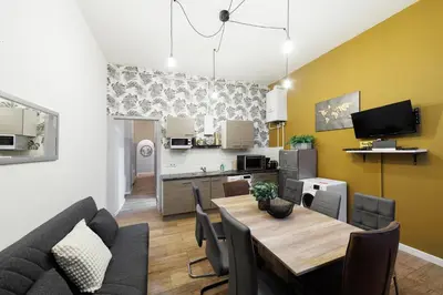 Küche/Küchenzeile in der Unterkunft Stylish 4Rooms Flat am Adenauerplatz 8 Personen Kurfürstendamm
