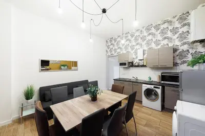 Küche/Küchenzeile in der Unterkunft Stylish 4Rooms Flat am Adenauerplatz 8 Personen Kurfürstendamm