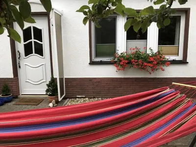 Ein Garten an der Unterkunft 