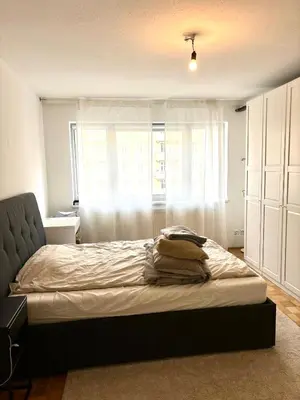 Ein Bett oder Betten in einem Zimmer der Unterkunft MoSh Apartment Central Berlin - Friedrichshain - Alexanderplatz
