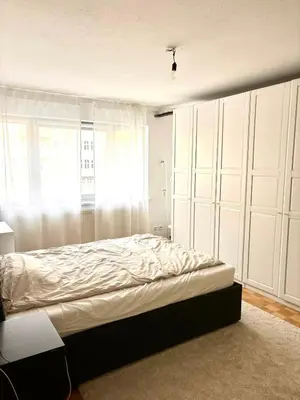 Ein Bett oder Betten in einem Zimmer der Unterkunft MoSh Apartment Central Berlin - Friedrichshain - Alexanderplatz