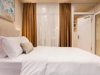 Ein Bett oder Betten in einem Zimmer der Unterkunft ALEXA Spacious Design Apart up to 10 persons - Parking - Superfast Wifi