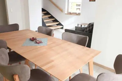 Ein Sitzbereich in der Unterkunft Villa Liselotte