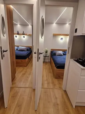 Ein Bett oder Betten in einem Zimmer der Unterkunft WaterBliss