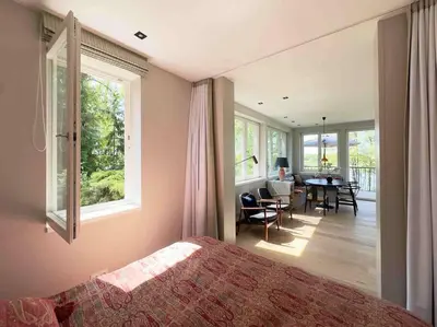 Ein Sitzbereich in der Unterkunft Garten Eden in Vielitzsee