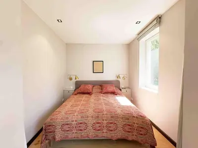 Ein Bett oder Betten in einem Zimmer der Unterkunft Garten Eden in Vielitzsee