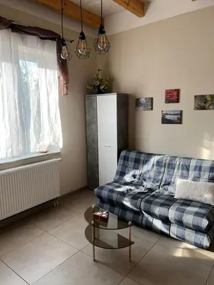 Ein Bett oder Betten in einem Zimmer der Unterkunft NEU! Ferienwohnung Havel-Biene