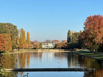 Blick auf einen Fluss in der Nähe der Ferienwohnung