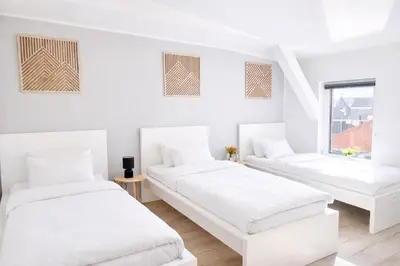 Ein Bett oder Betten in einem Zimmer der Unterkunft Studio Apartment 1- Komfort & Günstig