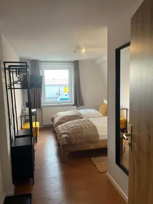 Ein Bett oder Betten in einem Zimmer der Unterkunft Truckcenter Fehrbellin an der A24