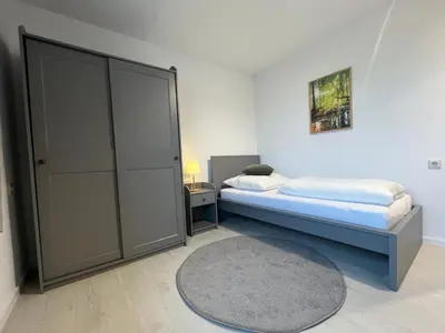 Ein Bett oder Betten in einem Zimmer der Unterkunft Truckcenter Fehrbellin an der A24