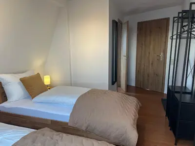 Ein Bett oder Betten in einem Zimmer der Unterkunft Truckcenter Fehrbellin an der A24