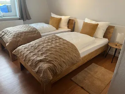 Ein Bett oder Betten in einem Zimmer der Unterkunft Truckcenter Fehrbellin an der A24