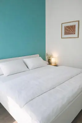 Ein Bett oder Betten in einem Zimmer der Unterkunft Studio Apartment 2 - Komfort & Günstig