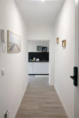 Küche/Küchenzeile in der Unterkunft Studio Apartment 2 - Komfort & Günstig