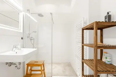 Ein Badezimmer in der Unterkunft Studio in der alten Fabrik