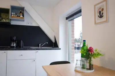Küche/Küchenzeile in der Unterkunft Studio Apartment 4 - Komfort & Günstig