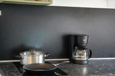 Kaffee-/Teezubehör in der Unterkunft Studio Apartment 5 - Komfort & Günstig