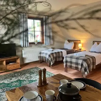 Ferienhaus Feldblick mit Kamin für 15 Personen