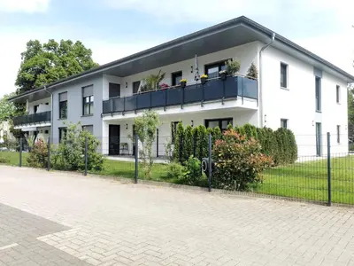 Das Gebäude in dem sich die Ferienwohnung befindet