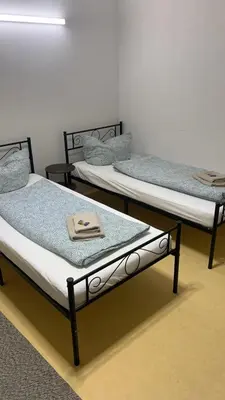 Ein Bett oder Betten in einem Zimmer der Unterkunft Dorfstraße 32a - individuelle Unterkunft für bis zu 13 Personen