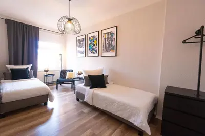 Ein Bett oder Betten in einem Zimmer der Unterkunft BetterBeds City - Apartments - Zentral - Smart TV - Küche - WLAN