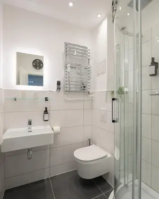 Ein Badezimmer in der Unterkunft Boardinghouse Hohenzollern