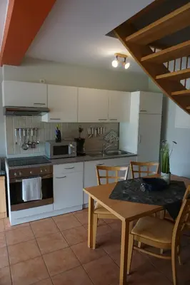 Küche/Küchenzeile in der Unterkunft Maisonette mit 2 Schlafzimmer