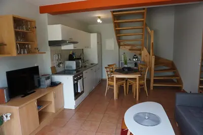Küche/Küchenzeile in der Unterkunft Maisonette mit 2 Schlafzimmer